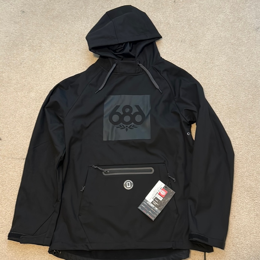 686 Ski Snowboard waterproof pullover hoodie XL